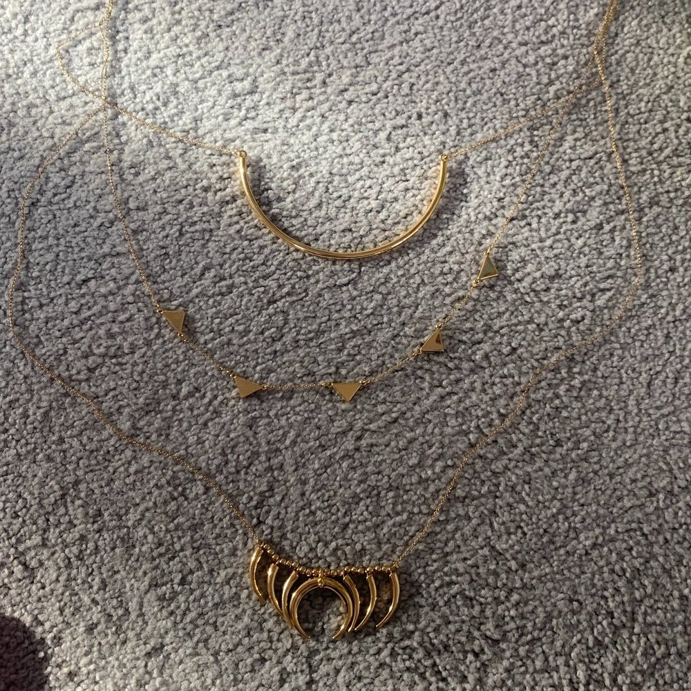 BaubleBar Native Tiered Necklace